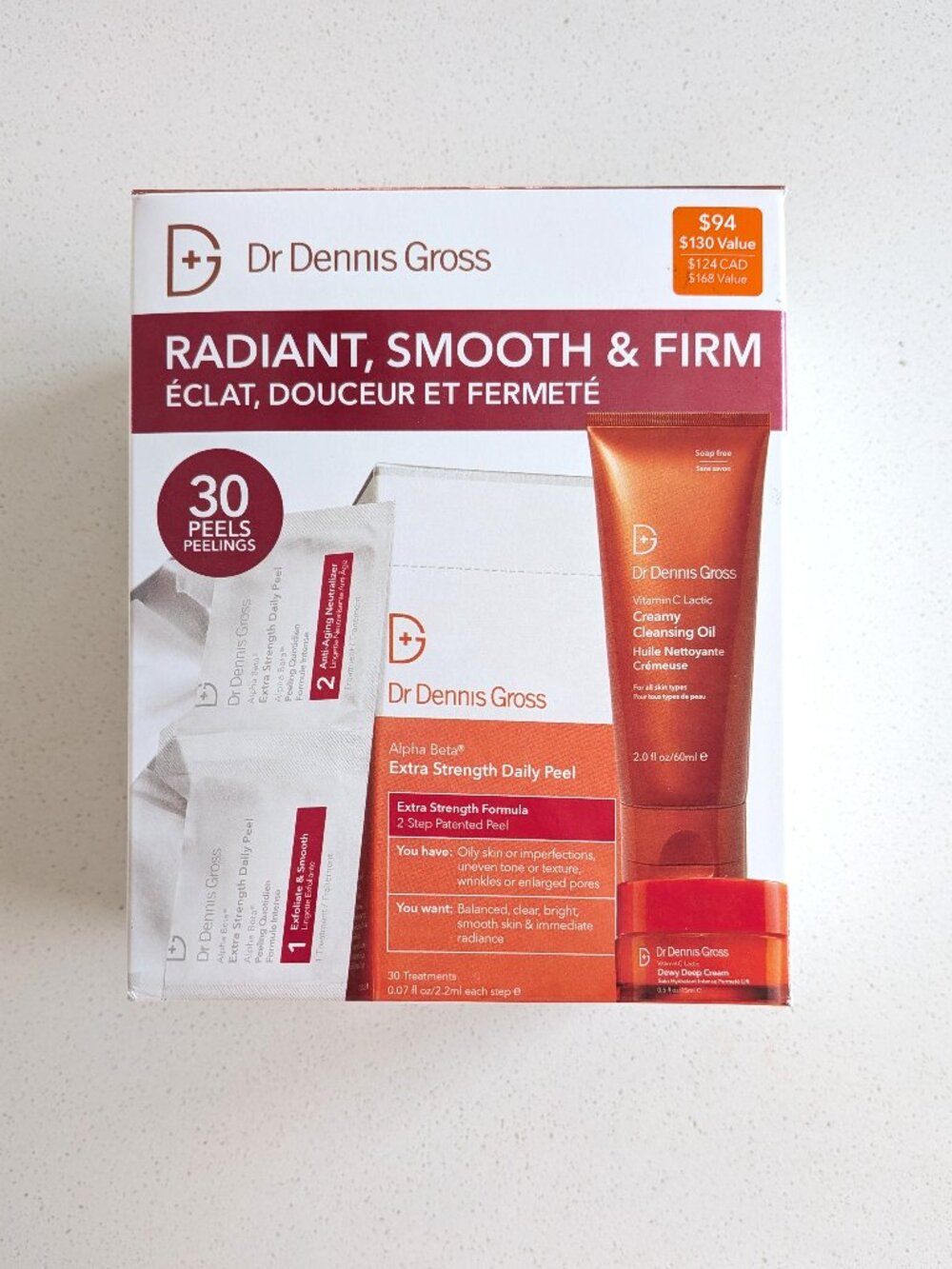 Dr Dennis Gross Extra Strength Alpha Beta Peel-- Radiant, Smooth & Firm Set